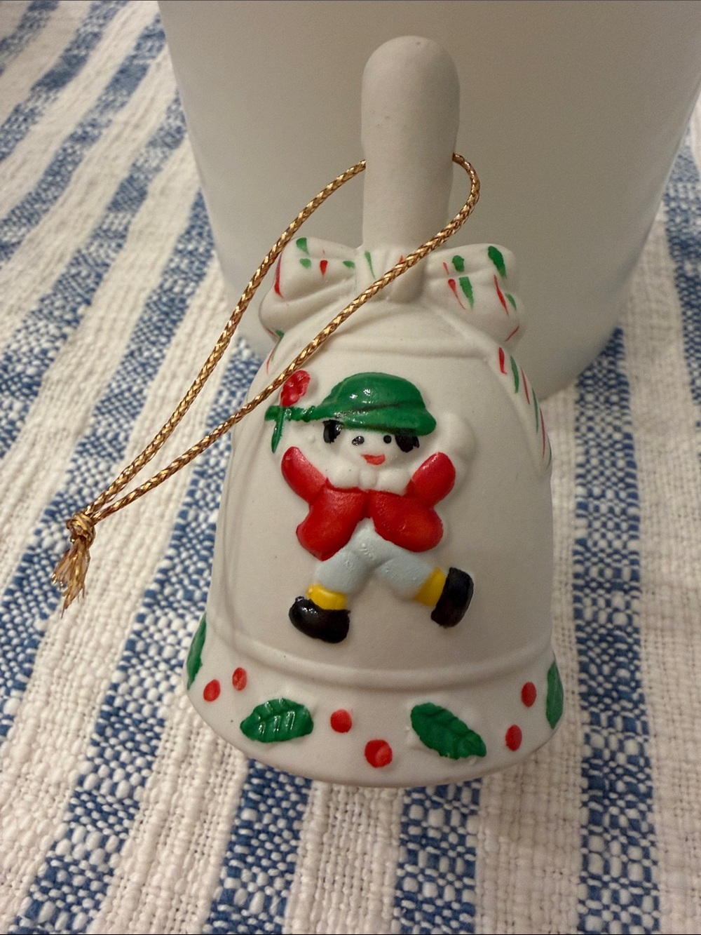 J C Penney 12 Days of Christmas Bell Ornament “Ten Lords A Leaping”